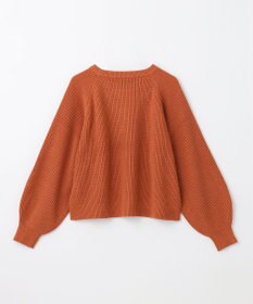 ANY 【洗濯機可】ウールブレンドクロップドニット