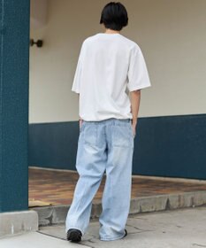 WEGO イージーバギーフレアデニムスラックス