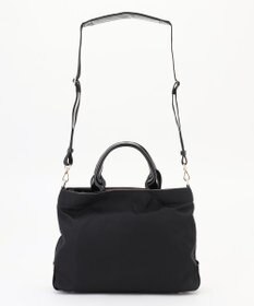 LA BAGAGERIE ツイルナイロン×エナメル 2WAYトートバッグ Sサイズ