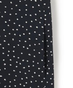 23区 【洗える】バックサテンアムンゼン ドットプリント ワンピース