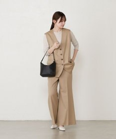 russet 《3/4～価格改定》ソフトレザーシンプルショルダーバッグ(CE-1328-WEB)