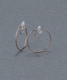 Phoebe 〈痛くないシリーズ〉スリムビッグフープライトフィットイヤリング シンプル/フープイヤリング/細い