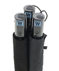 MOONBAT 【自動開閉】POLO RALPH LAUREN 折りたたみ傘  メンズ プレーン ワンポイント刺繍 大きめ60cm