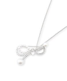 TOCCA 【八木アリサさん着用】SHAKE RIBBON 2WAY BROOCH NECKLACE ブローチネックレス