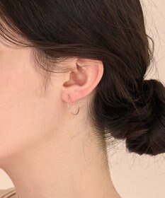 Phoebe 〈痛くないシリーズ〉スリムビッグフープライトフィットイヤリング シンプル/フープイヤリング/細い