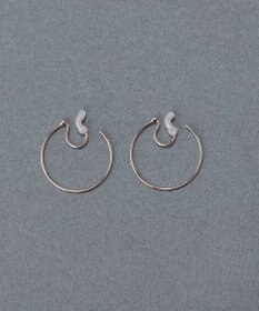 Phoebe 〈痛くないシリーズ〉スリムビッグフープライトフィットイヤリング シンプル/フープイヤリング/細い