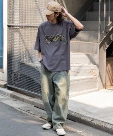 WEGO ダメージアップリケグラフィックT（SS）