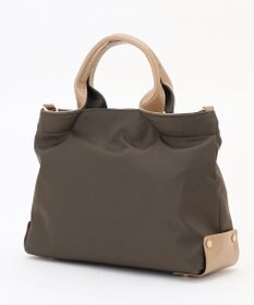 LA BAGAGERIE ツイルナイロン×エナメル 2WAYトートバッグ Sサイズ