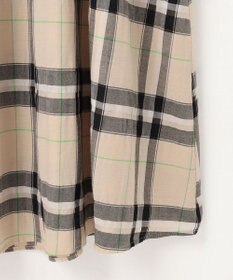 自由区 【カタログ掲載・洗える】シアーブライトチェック ワンピース