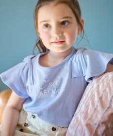 ANY KIDS パール リボン Tシャツ