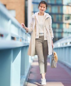 ANY SIS 【撥水機能】サテンストレッチビューティー パンツ