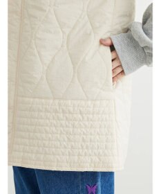 Green Parks ヒョウタンキルトミドル丈ベスト