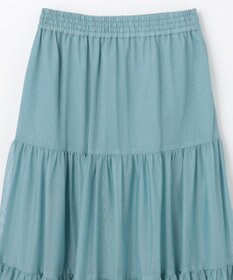 GRACE CONTINENTAL チュールティアードスカート