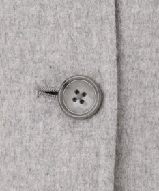 J.PRESS LADIES 【リバーシブル】ウールナイロンリバー スタンドカラー コート