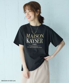 ANY 【MAISON KAYSERコラボ】箔プリントロゴ半袖Tシャツ