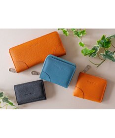 tsumori chisato CARRY ラックスtcネーム ラウンドファスナー 2つ折り財布