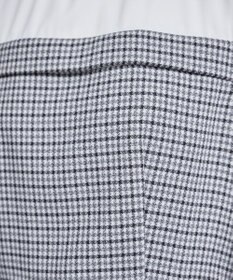 Tiaclasse 【洗える】ビスチェ風ツイードチェックドッキングワンピース