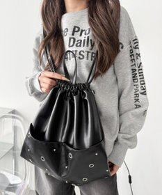 WEGO ハトメデザインナップサック