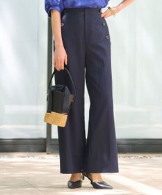 自由区 L 【接触冷感・UVカット・吸水速乾・洗える】シェルタリングドライオックスワイド パンツ