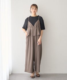 earth music&ecology ペプラムロンパース