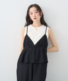 earth music&ecology ペプラムロンパース