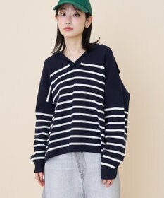 AMERICAN HOLIC セーラーカラーニットプルオーバー