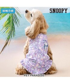 PET PARADISE スヌーピー 接触冷感 背中開き リゾートワンピース 中型犬