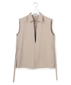 ICB 【WEB＆一部店舗限定】SerikaWorsted ノースリーブスキッパーブラウス