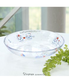 Mother garden しろたん ガラスプレート 《マリン柄》径21.7cm