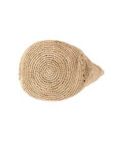 genten クロシェットラフィア　ハンドバッグ大