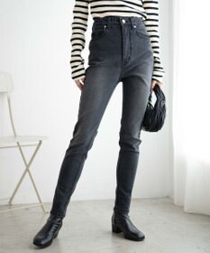 WEGO ハイウエストストレッチスキニーパンツ