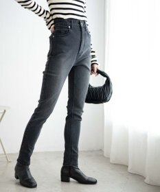 WEGO ハイウエストストレッチスキニーパンツ