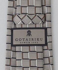 GOTAIRIKU GOTAIRIKU別注【日本製】シルク ネクタイ_チェック織り