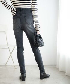 WEGO ハイウエストストレッチスキニーパンツ