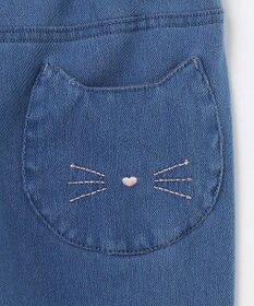 ANY KIDS カット デニム パンツ