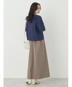 earth music&ecology 金釦スラブカーディガン