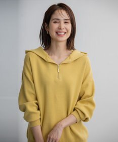 ANY 【洗える】スウェットライクフーディ