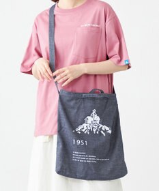 SHARE PARK LADIES 【撥水加工】イージーデニム２WAYロゴバッグ