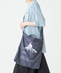 SHARE PARK LADIES 【撥水加工】イージーデニム２WAYロゴバッグ