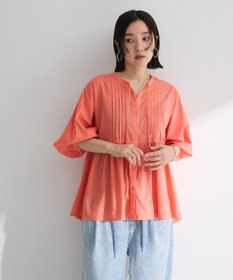 Green Parks ピンタックブラウス