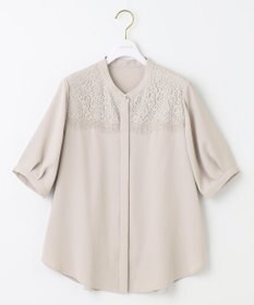 ANY SIS 【洗える】ヨークレース ブラウス