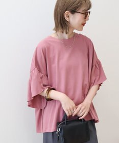 AMERICAN HOLIC バックフリル半袖プルオーバー