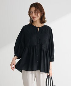 Green Parks ピンタックブラウス