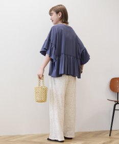 AMERICAN HOLIC バックフリル半袖プルオーバー