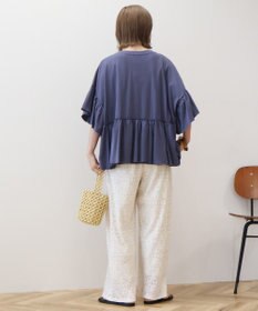 AMERICAN HOLIC バックフリル半袖プルオーバー