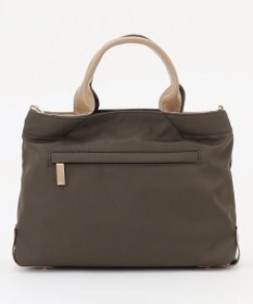 LA BAGAGERIE ツイルナイロン×エナメル 2WAYトートバッグ Sサイズ