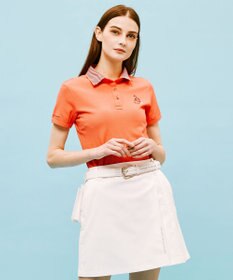 23区GOLF 【WOMEN】ハニカムライト鹿子 半そでポロシャツ