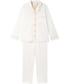 une nana cool 【綿100%】60/1 シルケットスムース 長袖開襟 MADE WITH LIBERTY FABRIC