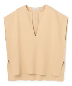UNFILO 【WEB限定カラー】スゴ機能美ニット キーネック ジレ