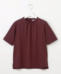 J.PRESS LADIES L 【接触冷感】プレーティングジャージー モックネック カットソー